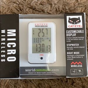 Cateye MC200 Wireless Cycling Computer White 2016